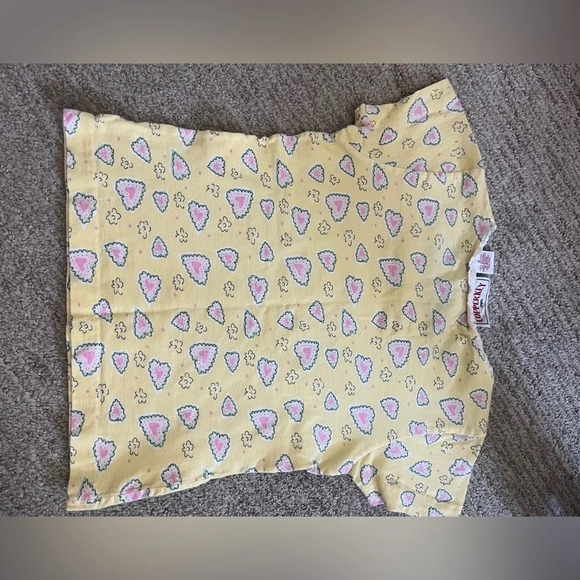 Vintage copper key yellow square neck heart tshirt - Picture 8 of 8